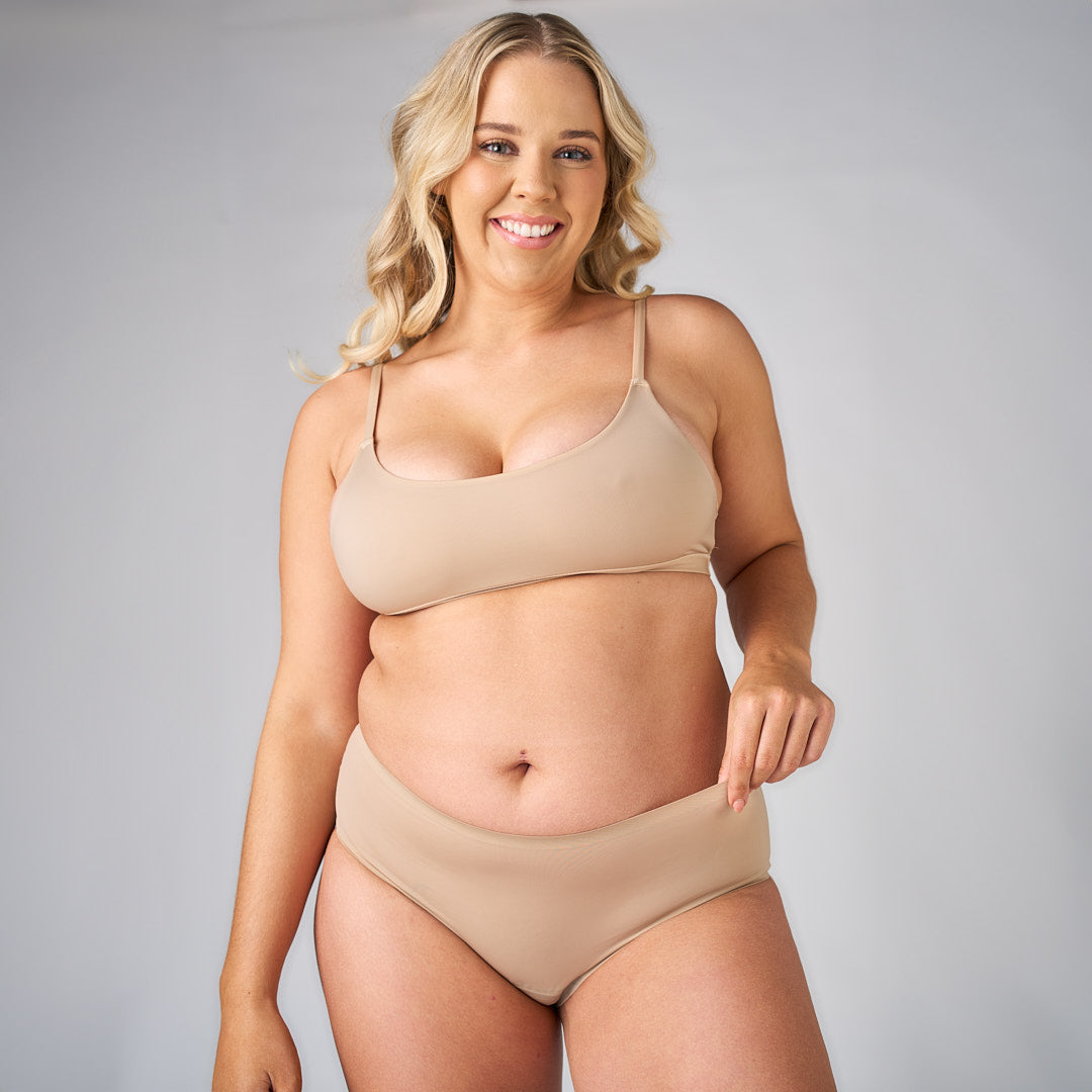 BreezySoft Period Panties (Tan)